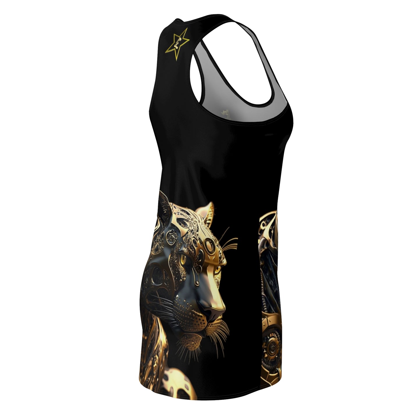 Woman's "BlackGoldPanther?" Dress