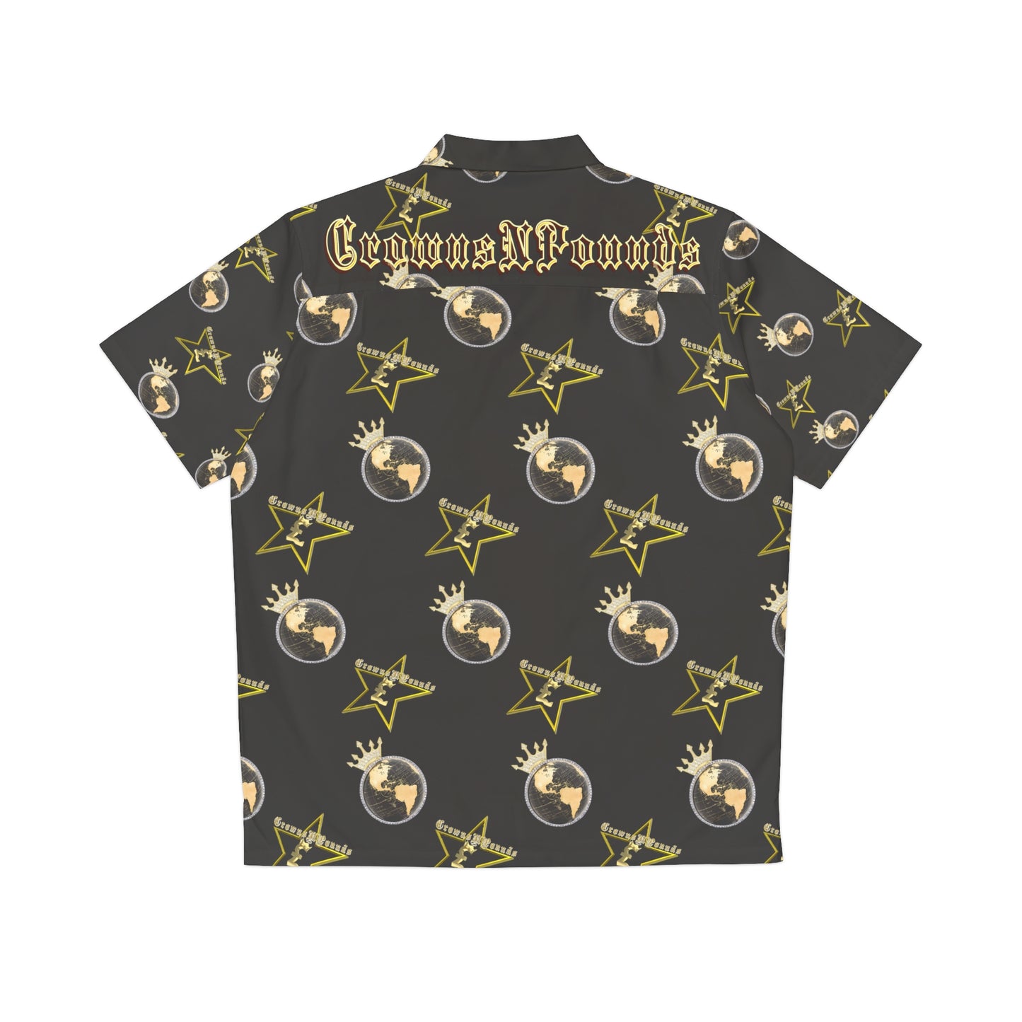 CrownsNPounds "UniverseOnATilt" button up