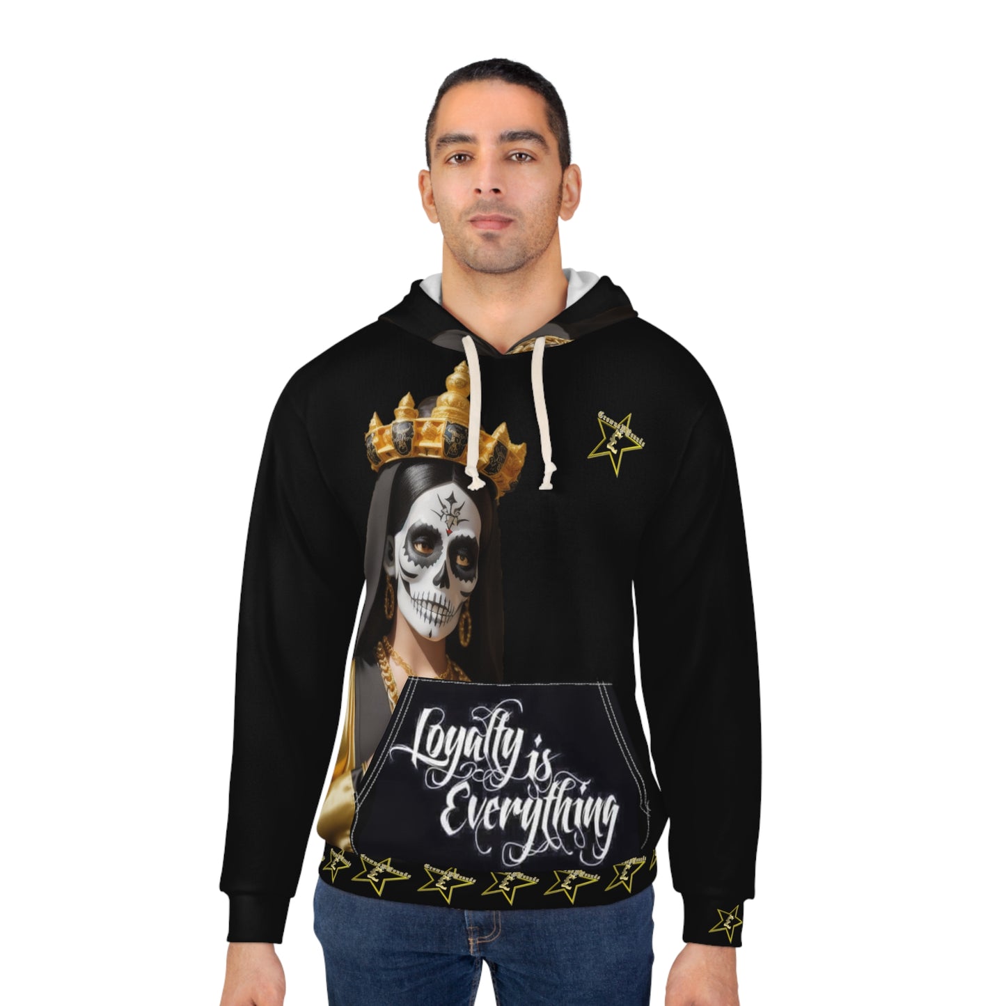 CrownsNPounds "Loyalty Is Everything Santa Muerte" Hoodie