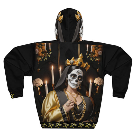 CrownsNPounds "Loyalty Is Everything Santa Muerte" Hoodie