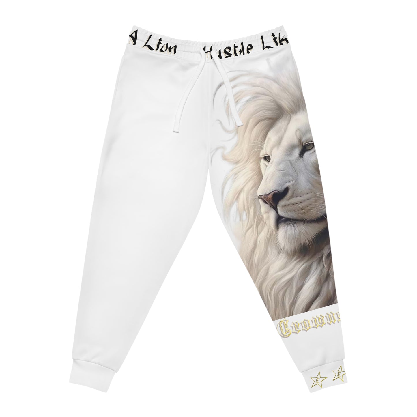 CrownsNPounds "WhiteLion" SweatBottoms