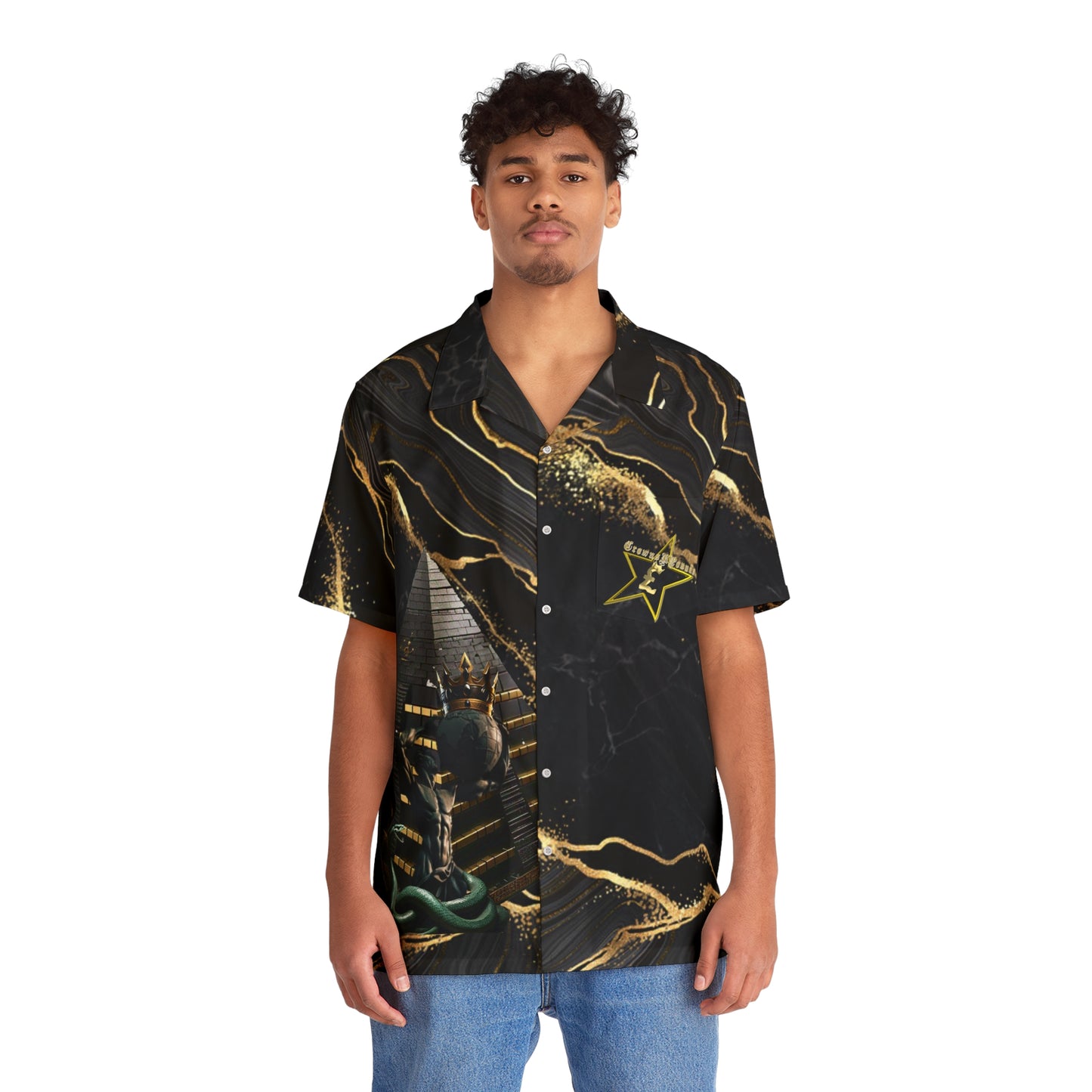 CrownsNPounds "WisdomOfAtlas" button up