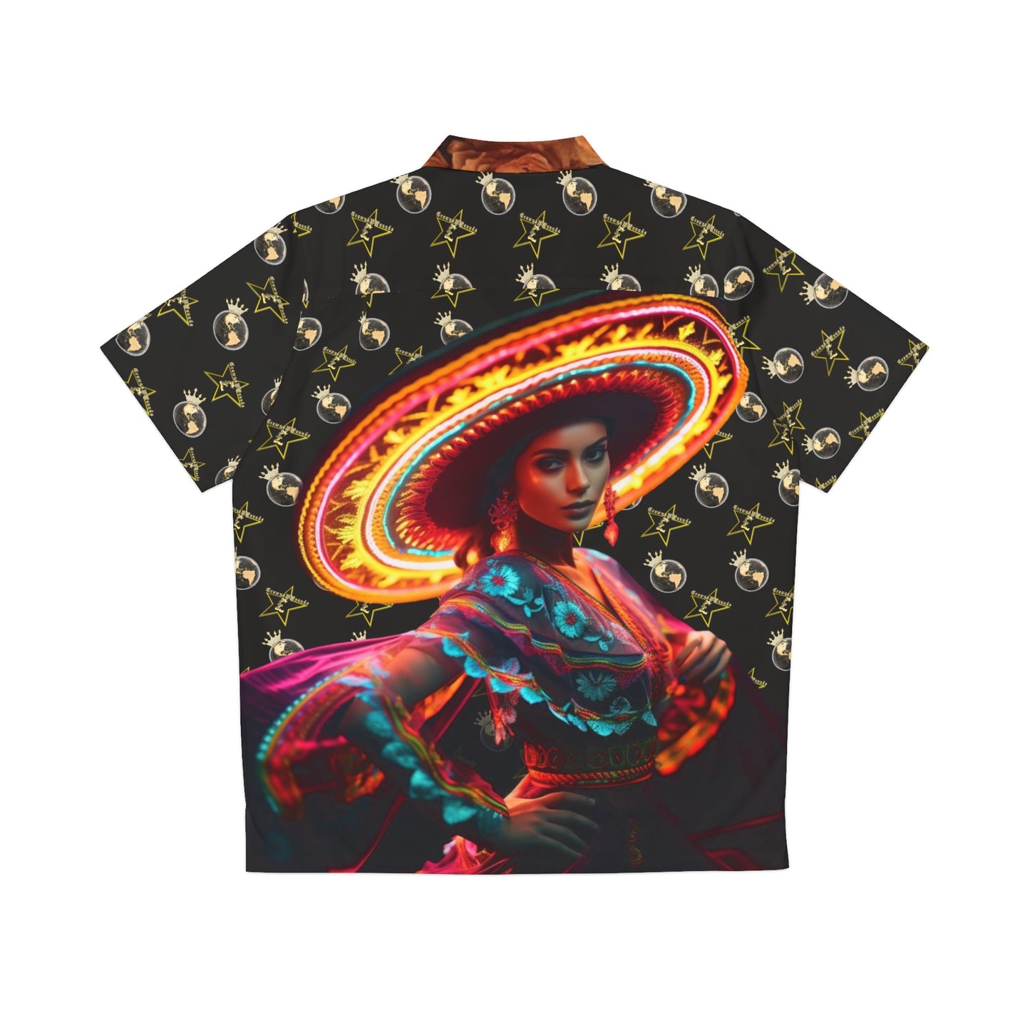 CrownsNPounds "Viva Mexico" button down