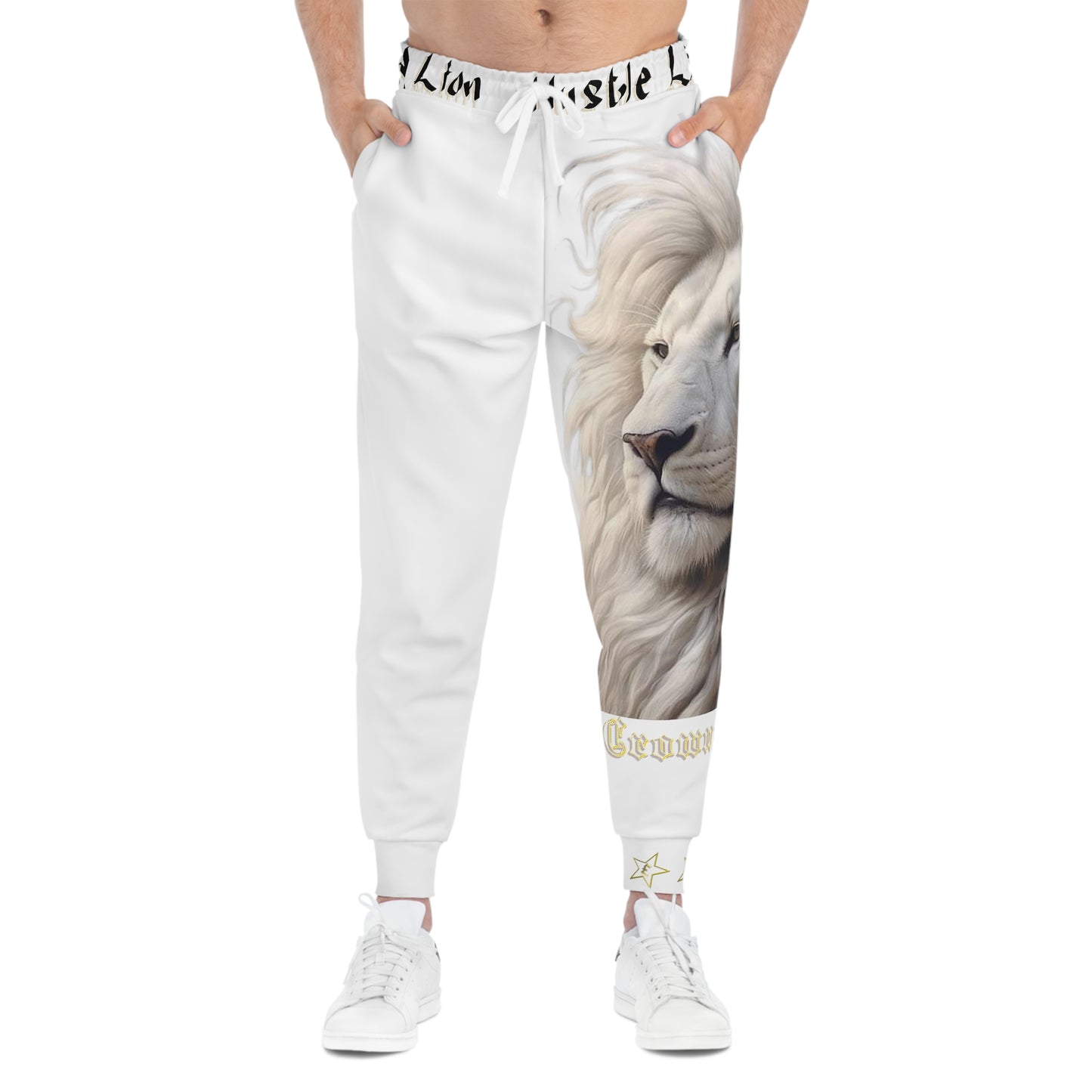 CrownsNPounds "WhiteLion" SweatBottoms