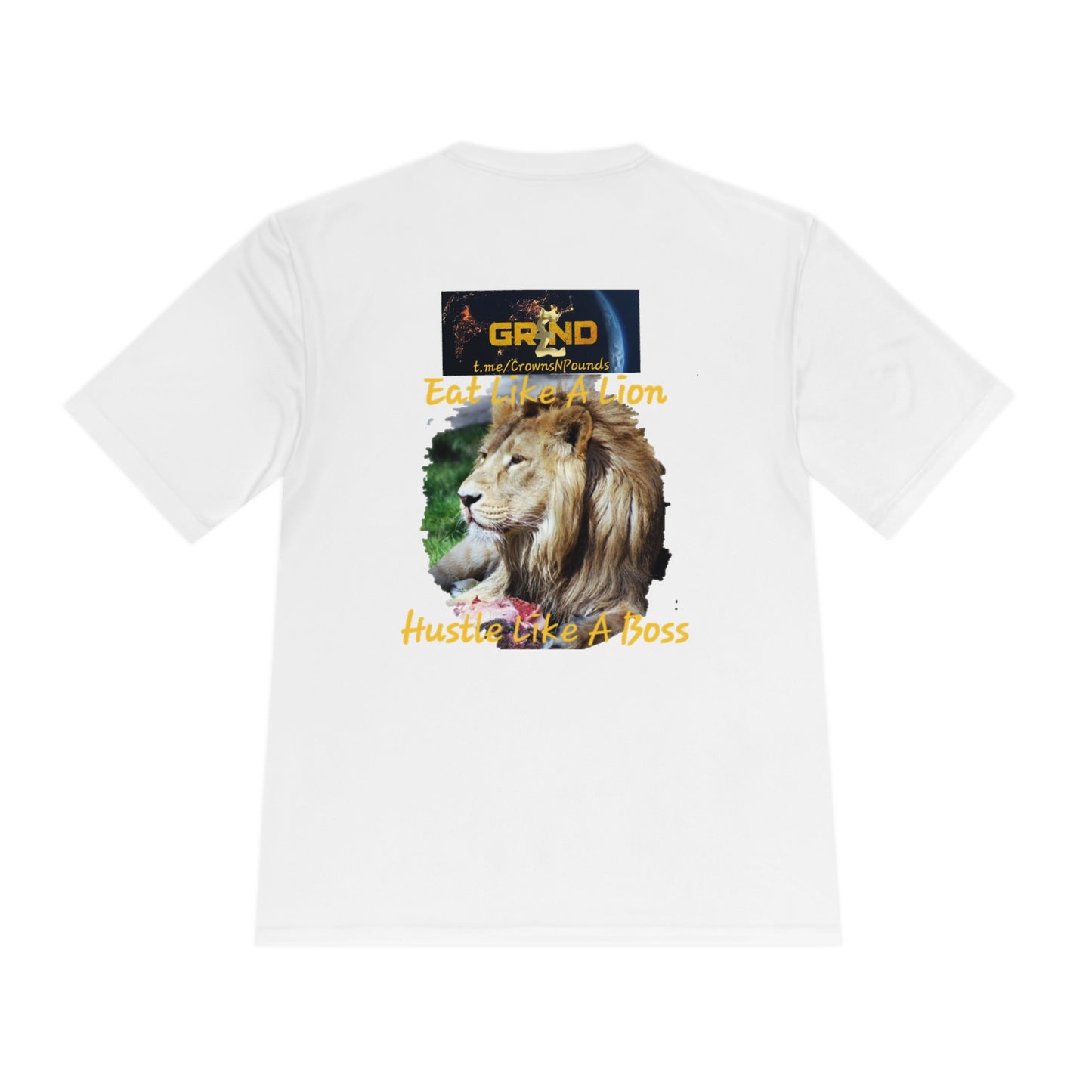 Eat Like A Lion Hustle Like A Boss Tee