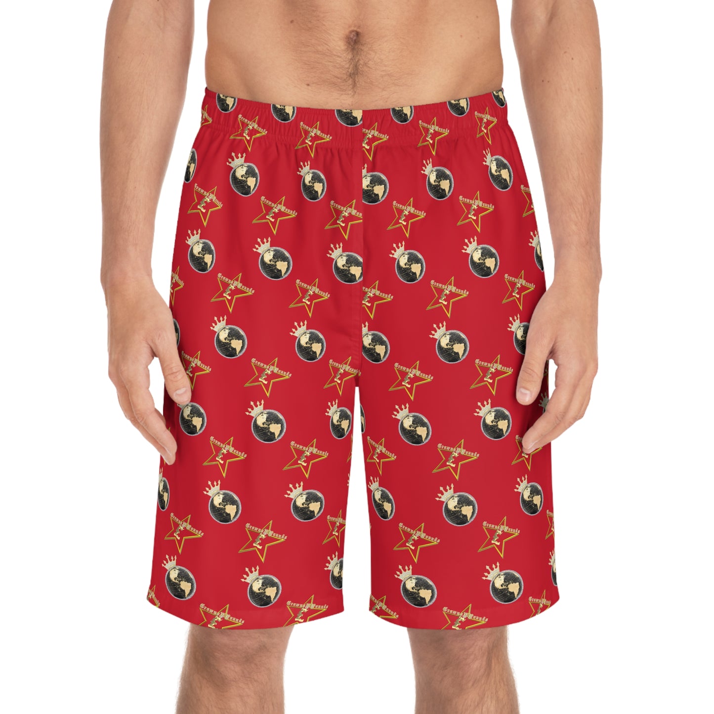 Red CrownsNPounds Summer Shorts