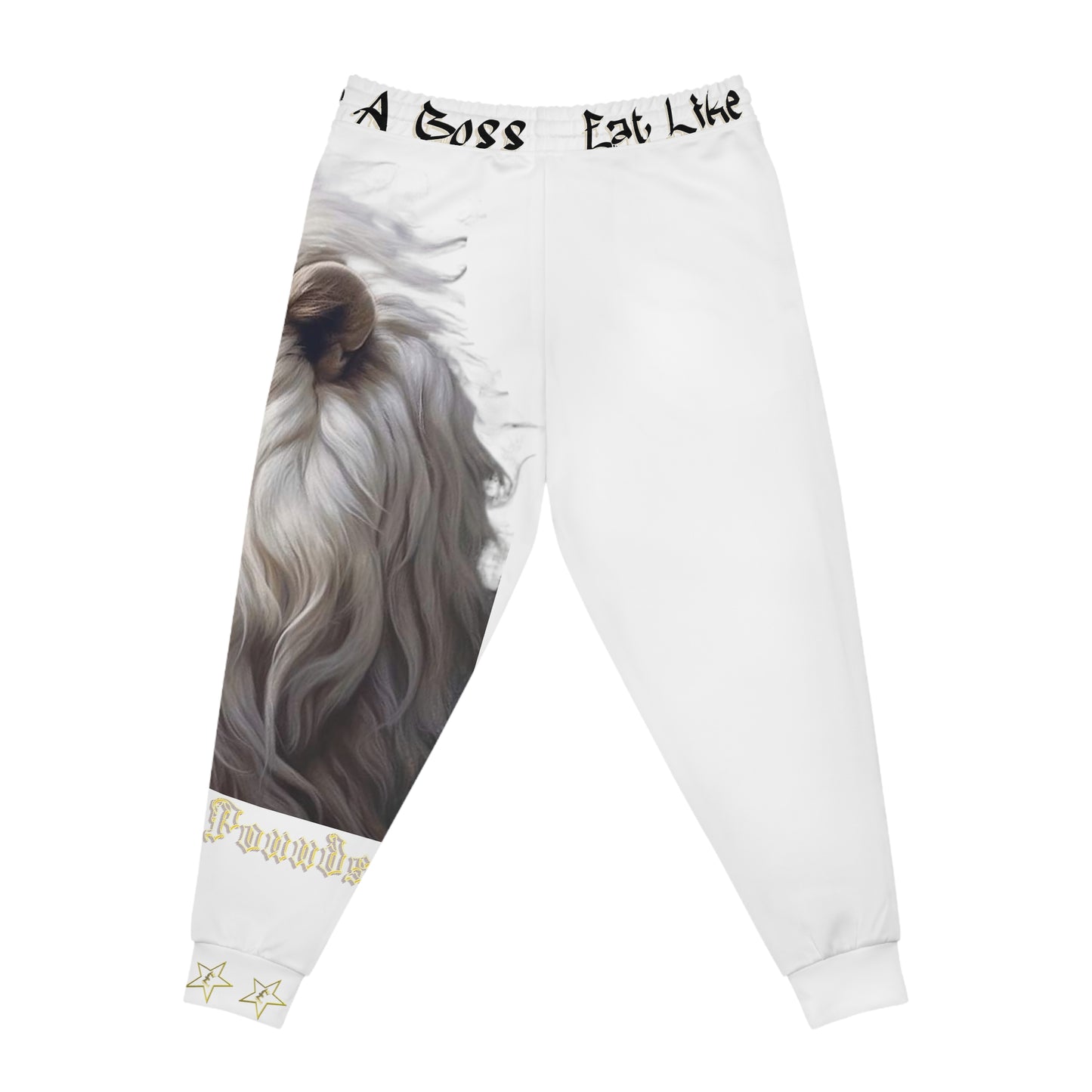 CrownsNPounds "WhiteLion" SweatBottoms