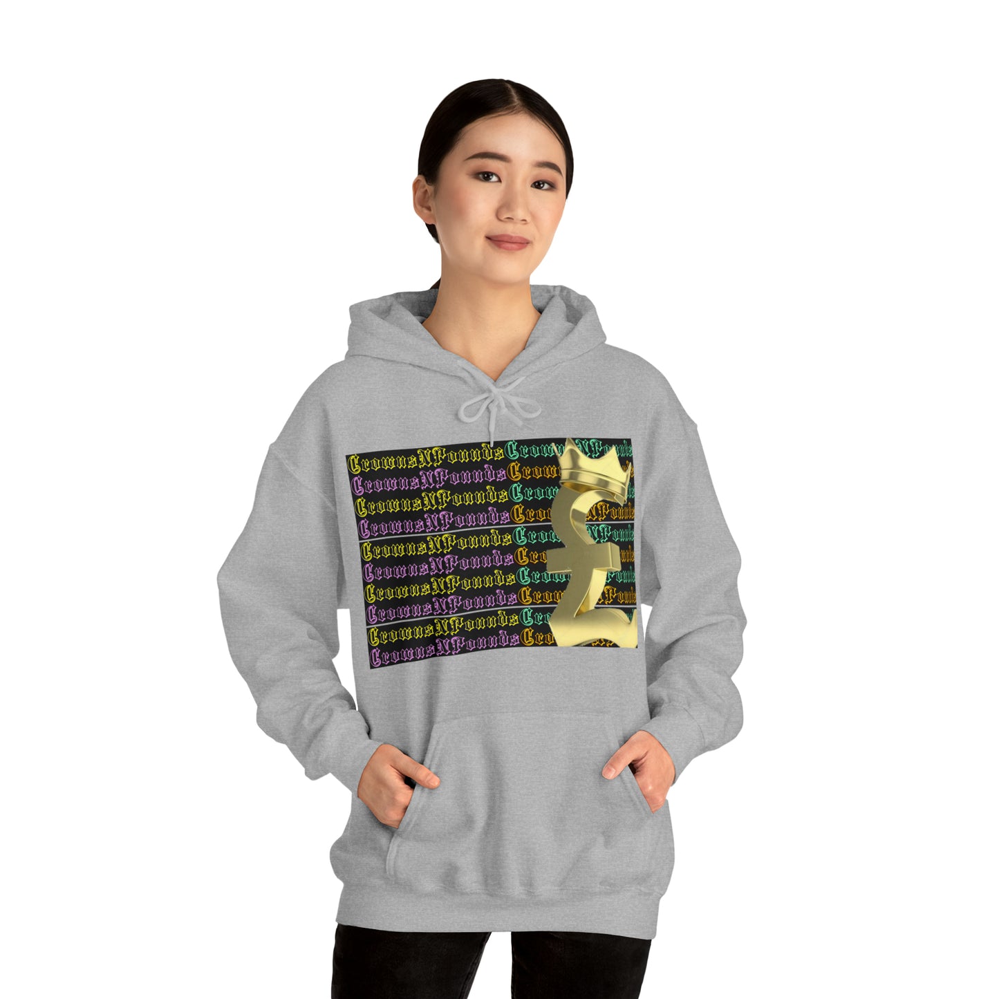 CrownsNPounds simple Hooded Sweatshirt