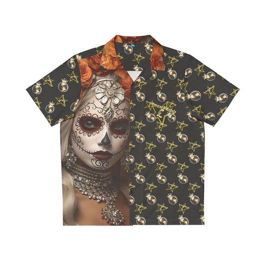 CrownsNPounds "Dia de la Muerte" button up