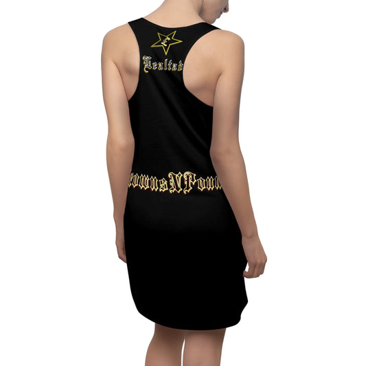 "CrownsNPounds GoldBelt" Dress