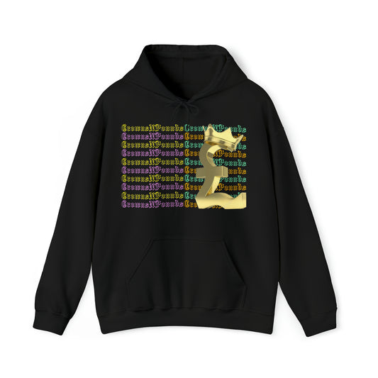 CrownsNPounds simple Hooded Sweatshirt