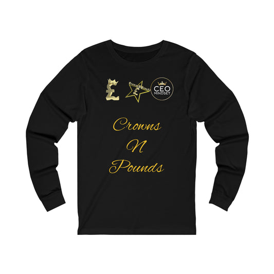 CrownsNPounds "Grind" Logos Long Sleeve Tee