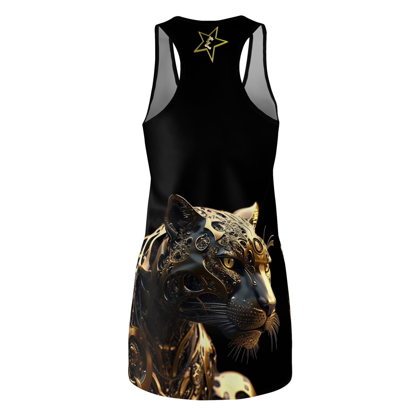 Woman's "BlackGoldPanther?" Dress